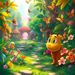 Caterpillar Chronicles: The Wiggly Awakening - Text-based game