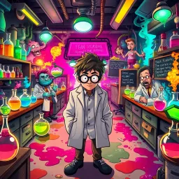 Whose Lab Is It Anyway? - Text-based game