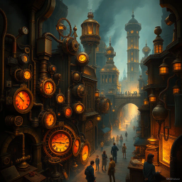 Echoes of the Clockwork Heart - Text-based game
