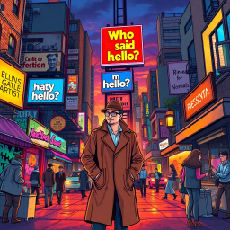 Who Said Hello? - Text-based game