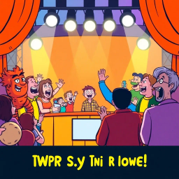 Whose Line Is It Anyway? The Game Show Showdown - Text-based game