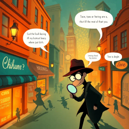 Whose Shadow is it Anyway? - Text-based game