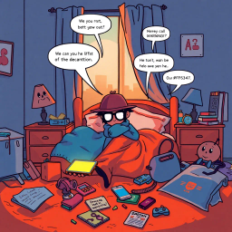 Whose Phone Is This, Anyway? - Text-based game