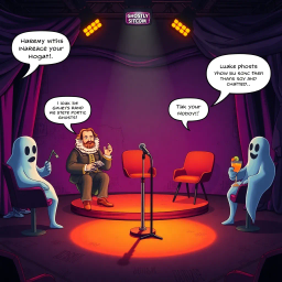 Hello, Whose Ghost Is It Anyway? - Text-based game