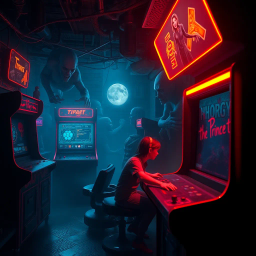Nightmare Arcade - Text-based game