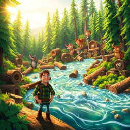 Log Jammin': Who's Logs Are These, Anyway? - Text-based game