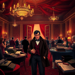 Murder at the Memoir Gala - Text-based game