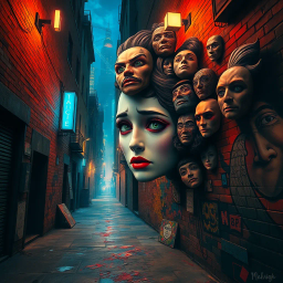 Whose Face Is It Anyway? - Text-based game