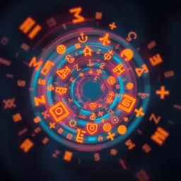 Spinning Glyphs