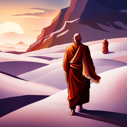 Silk Route Monks - Text-based game