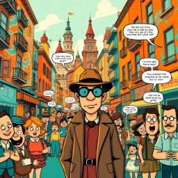 Comedy Mystery text games