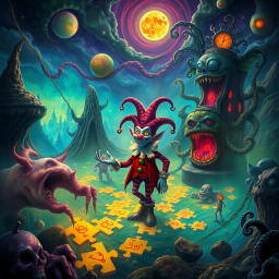 Psychological Horror Comedy text games