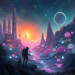 Harvest of the Lost Planets - Text-based game
