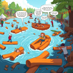 Log Jammin': Who's Logs Are These, Anyway?