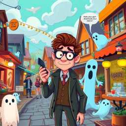 Hello, Whose Ghost Is It Anyway? - Text-based game