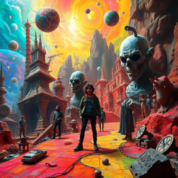 Spectrum Wars: Which Dimension Is It Anyway? - Text-based game