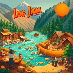 Log Jam: Whose Logs Are These, Anyway? - Text-based game