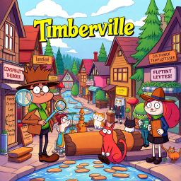 Log Jam: Who's Got the Logs? - Text-based game