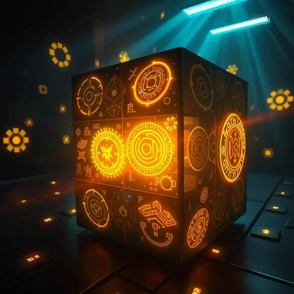 Spinning Glyphs