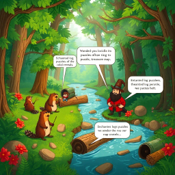 Log Jam: Whose Logs Are These, Anyway? - Text-based game