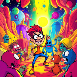 Spectrum Wars: Which Dimension Is It Anyway? - Text-based game