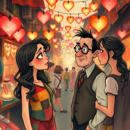 Heartstrings: Whose Heart is it Anyway? - Text-based game