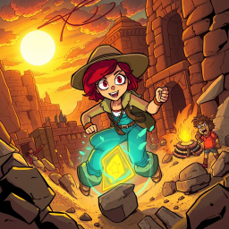 Relic Rumble: Whose Is It Anyway? - Text-based game