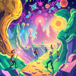 Spectrum Wars: Which Dimension Is It Anyway? - Text-based game