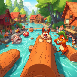 Log Jam: Whose Logs Are These, Anyway? - Text-based game