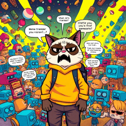 Memeception: Whose Hello Is It Anyway? - Text-based game