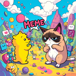 Memeception: Whose Hello Is It Anyway? - Text-based game