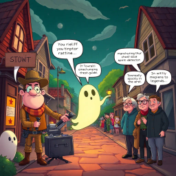 Paranormal Parody - Text-based game