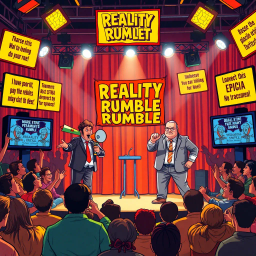 Reality Rumble: Improv Showdown - Text-based game