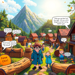 Whose Logs Are These, Anyway? - Text-based game
