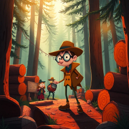 Whose Logs Are These, Anyway? - Text-based game