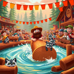 Log Jammin' Showdown - Text-based game