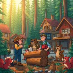 Loggers' Lament - Text-based game