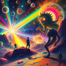 Spectrum Wars: Whose Dimension Is It Anyway? - Text-based game