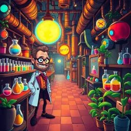 Labyrinth of the Mad Gene - Text-based game