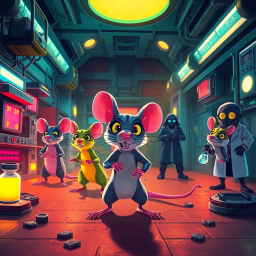Lab Rats: Who's Got the Lab? - Text-based game