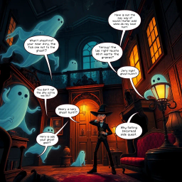 Whose Haunt is This? - Text-based game