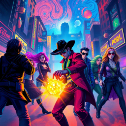 Spectraverse: The Color Heist - Text-based game