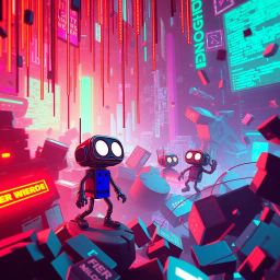 Behind the Glitch - Text-based game