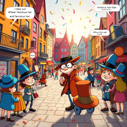 Whose Hat is it Anyway? - Text-based game
