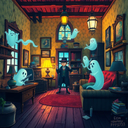 Whose Haunt Is This? - Text-based game