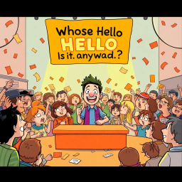 Whose Hello Is It, Anyway? - Text-based game