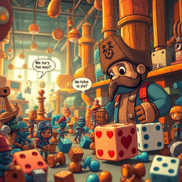 Whose Piece Is It Anyway? - Text-based game