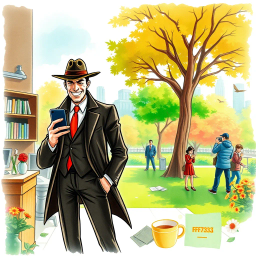 Whose Phone Is This, Anyway? - Text-based game