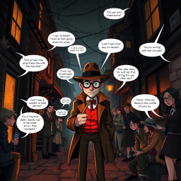 The Whispering Shadows - Text-based game