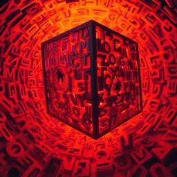 Spinning Cube Escape - Text-based game